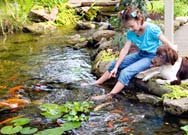water garden girl