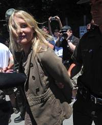 Daryl Hannah arrested