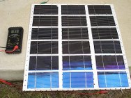 DIY SOLAR K 9.3 volts. It works!
