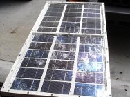 DIY SOLAR O Unsealed but completed panel