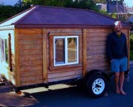 Rob Greenfield from San Diego purchases 'house' measuring 5ft by 10ft
