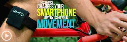 Wearable charging device that hanresses your own body movement