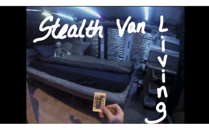 Stealth camper van