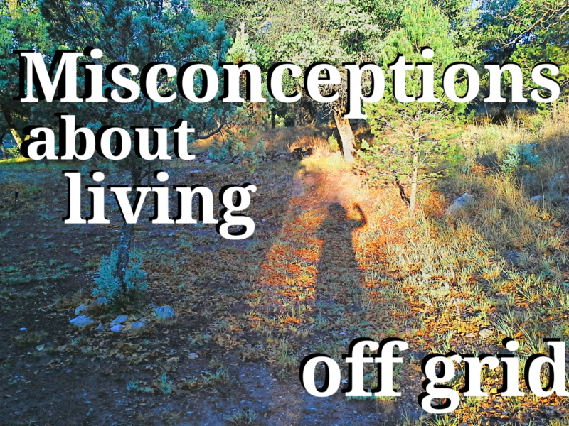 Misconceptions about off-grid living