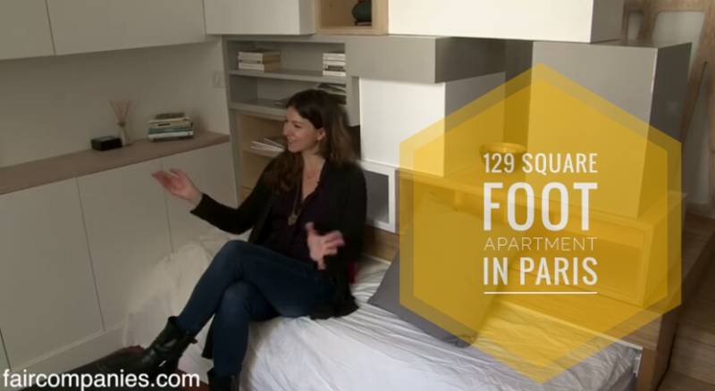 129 square foot apartment