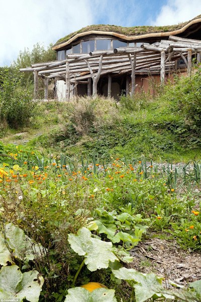 Their house was built on a sustained plot of land and they had to prove they were able to live self-sufficiently on it