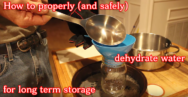 dehydrated water