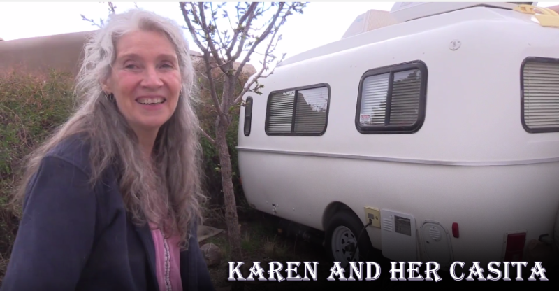 Karen and her Casita